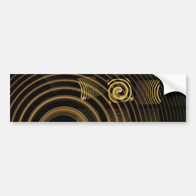 Autocollant De Voiture Sticker pour pare-chocs d'art Abstrait (Devant)