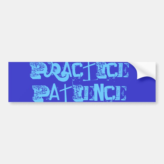 Autocollant De Voiture Sticker pour pare-chocs de patients (Devant)