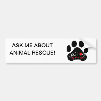 Autocollant De Voiture Sticker pour pare-chocs dernier Hope K9 Secourt - 