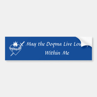Autocollant De Voiture Sticker pour pare-chocs Dogma