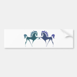 Autocollant De Voiture Sticker pour pare-chocs du logo du cheval à haute 