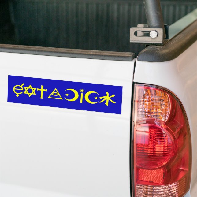 Autocollant De Voiture Sticker pour pare-chocs EatADick (Sur camion)