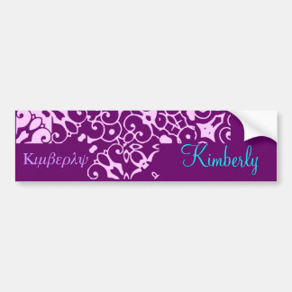 Autocollant De Voiture Sticker pour pare-chocs Kimberly Designer