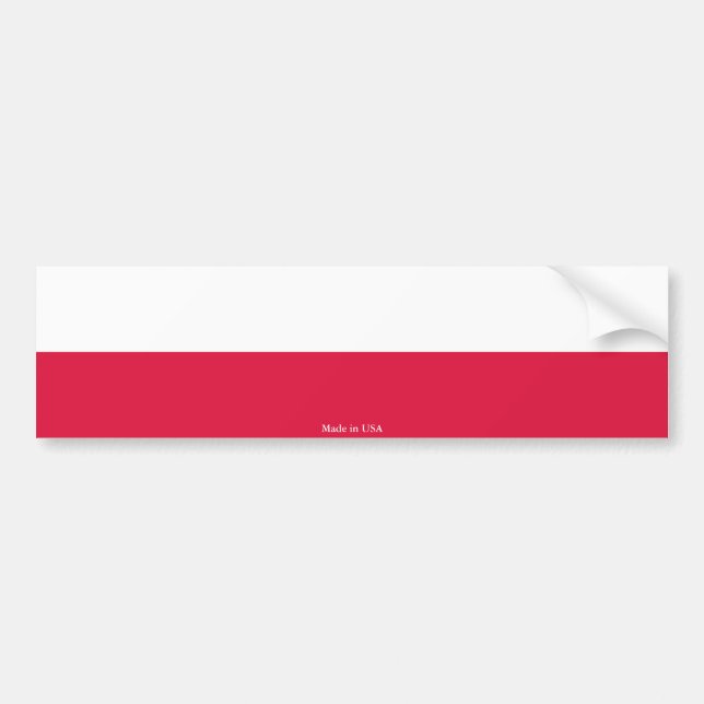 Autocollant De Voiture Sticker pour pare-chocs polonais (Devant)