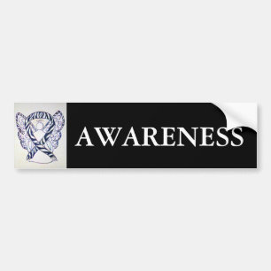 Autocollant De Voiture Sticker pour pare-chocs Zebra Stripe Awareness