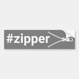 Autocollant De Voiture Sticker pour pare-chocs #Zipper