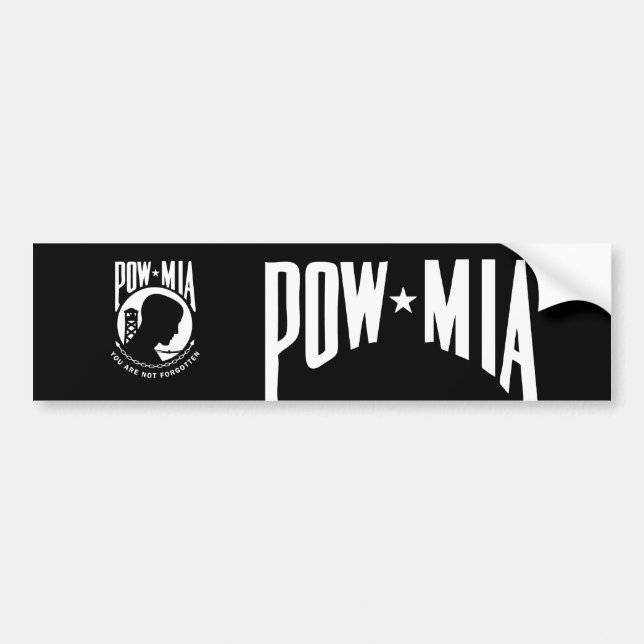 Autocollant De Voiture Sticker POW MIA (Devant)