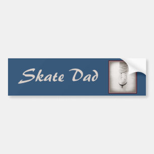 Autocollant De Voiture Sticker 'Skate Dad'