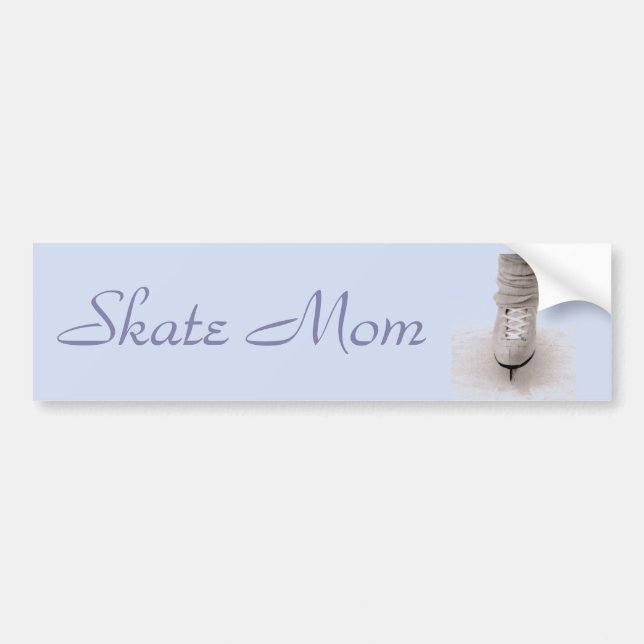 Autocollant De Voiture Sticker 'Skate Mom' (Devant)
