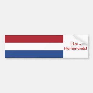 Autocollant De Voiture Sticker with Flag of Netherlands