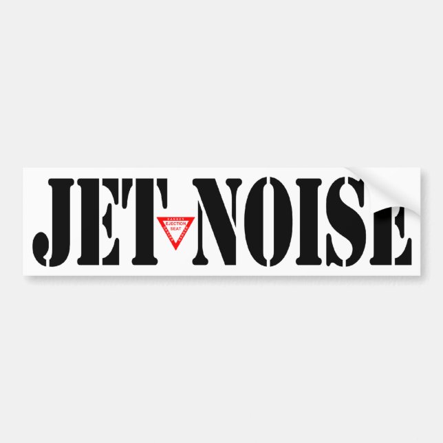 Autocollant De Voiture Sticleur de pare-chocs Jet (Devant)