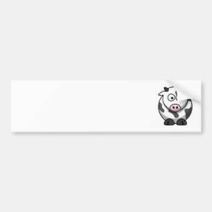 Autocollant De Voiture Sticule de pare-chocs de vache mignonne
