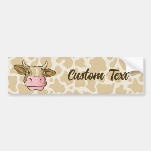 Autocollant De Voiture Sticule pare-chocs à tête de vache