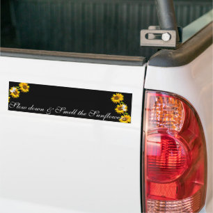 Autocollant De Voiture Sticule pare-chocs de la colombe fleurie de tourne