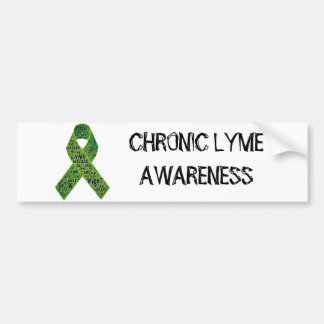 Autocollant De Voiture Sticule pare-chocs de la maladie de Lyme