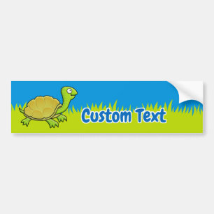 Autocollant De Voiture Sticule pare-chocs de tortue cartonnée