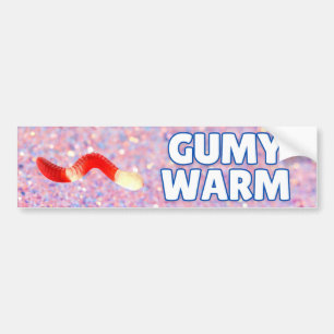 Autocollant De Voiture Sticule pare-chocs Gumy réchauffé