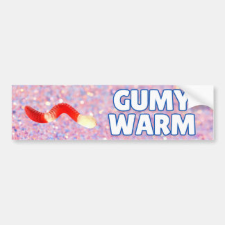 Autocollant De Voiture Sticule pare-chocs Gumy réchauffé