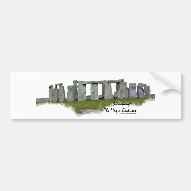 Autocollant De Voiture Stonehenge (Devant)