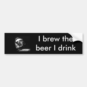 Autocollant De Voiture StrangeloveRipper1, je brasse la bière que je boi