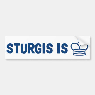 Autocollant De Voiture Sturgis est le Roi adhésif pour pare-chocs