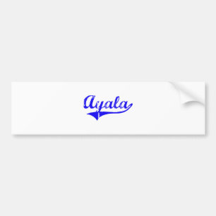 Autocollant De Voiture Style de classique de nom de famille d'Ayala