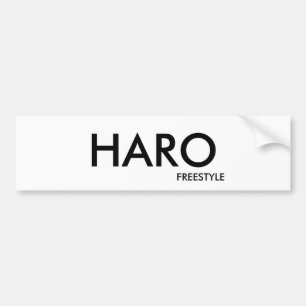 AUTOCOLLANT DE VOITURE STYLE LIBRE, HARO