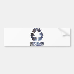 Autocollant De Voiture Substance Recyclée d'étoile