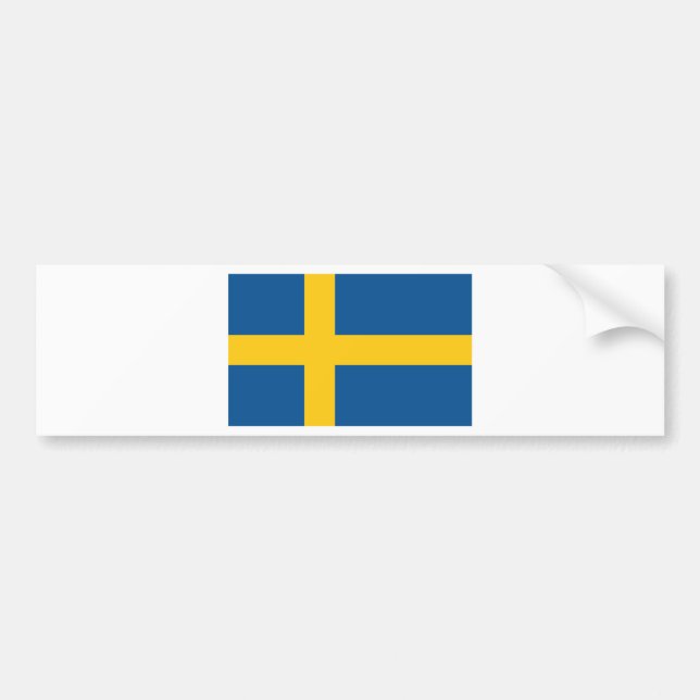 Autocollant De Voiture Suède / Sverige (Devant)