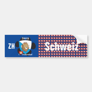 Autocollant De Voiture Suisse Svizzera Suisse Zurich