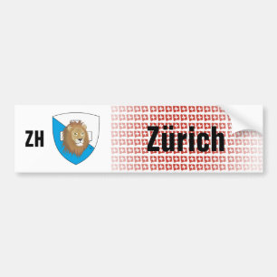 Autocollant De Voiture Suisse Svizzera Suisse Zurich