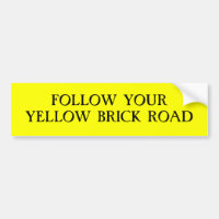 Suivez votre route jaune de brique