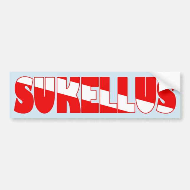 Autocollant De Voiture Sukellus (finlandais) (Devant)