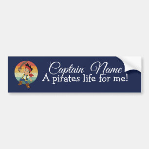 Autocollant De Voiture SUNSET Nautique Blue Boy Party Pirates