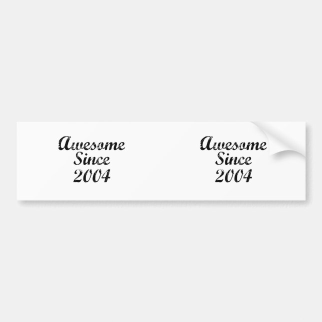 Autocollant De Voiture Super depuis 2004 (Devant)