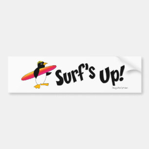 Autocollant De Voiture Surf !