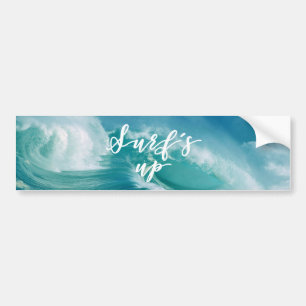 Autocollant De Voiture Surf vers le haut de la typographie et de la