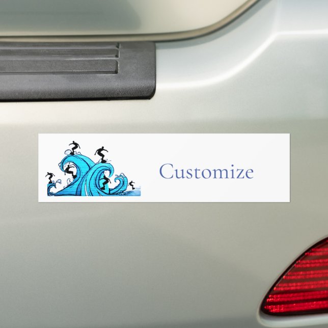 Autocollant De Voiture Surfers Partout Thunder_Cove (En voiture)