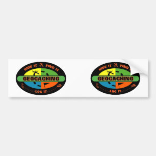 Autocollant De Voiture Survivant de Geocache