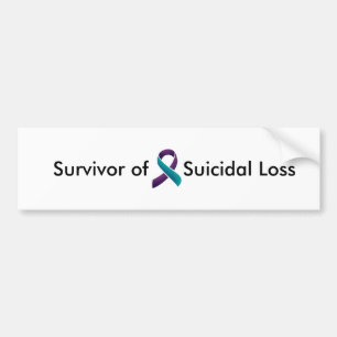 Autocollant De Voiture Survivant de la perte suicidaire