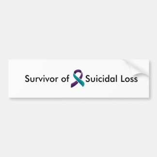 Autocollant De Voiture Survivant de la perte suicidaire