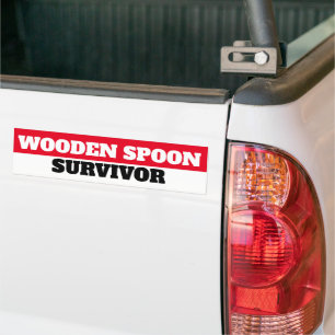 AUTOCOLLANT DE VOITURE SURVIVANT DE LA POIGNÉE EN BOIS