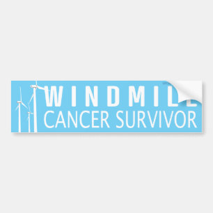 Autocollant De Voiture Survivant du cancer de la scierie