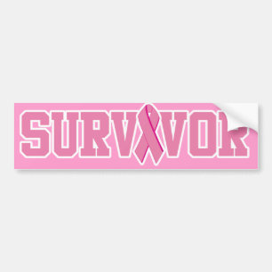 Autocollant De Voiture Survivant du cancer du sein