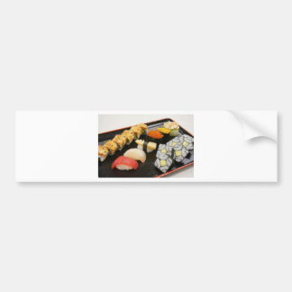 Autocollant De Voiture Sushi Rolls Gingembre de sésame Wasabi Japon Cuisi