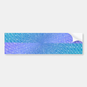Autocollant De Voiture Swirly Pastel Purple Teal Abstract Pattern