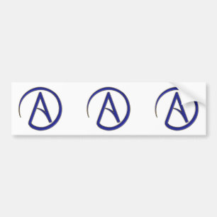 Autocollant De Voiture Symbole d'athéisme