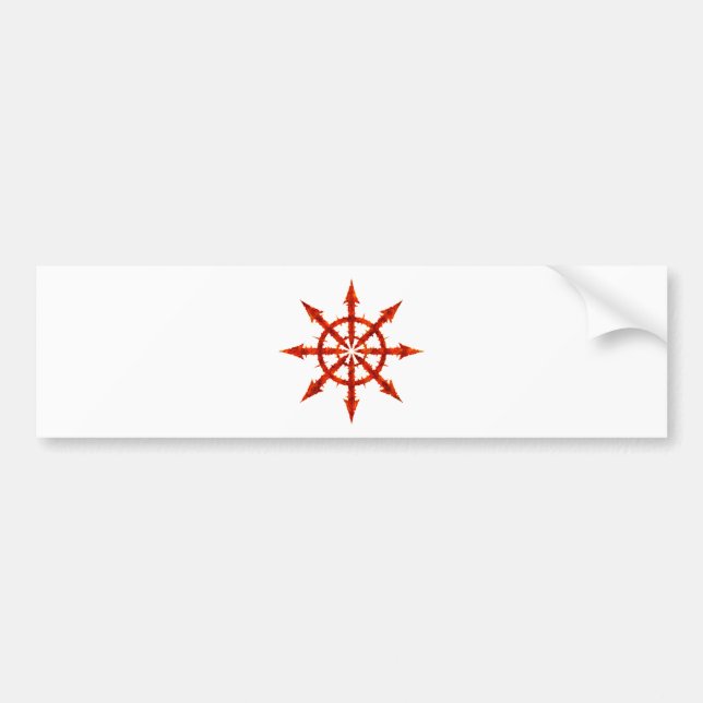 Autocollant De Voiture Symbole de chaos (Devant)