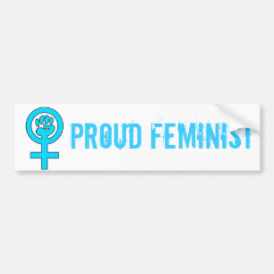 Autocollant De Voiture Symbole de féministe de la puissance des femmes