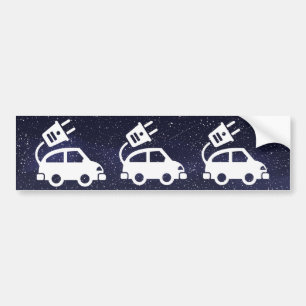 Autocollant De Voiture Symbole de voitures électriques